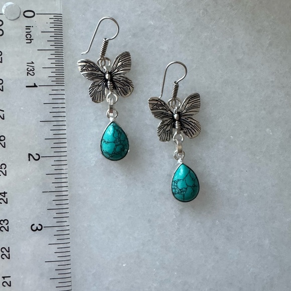 NWOT Sundance Desert Daydream Earrings, Turquoise, Sterling Silver - Picture 4 of 4